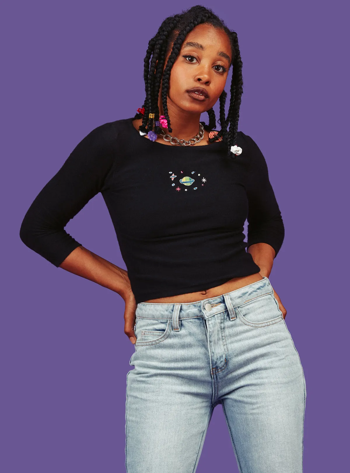 Cosmic 3/4 Sleeve sold by UNIF product image thumbnail 3