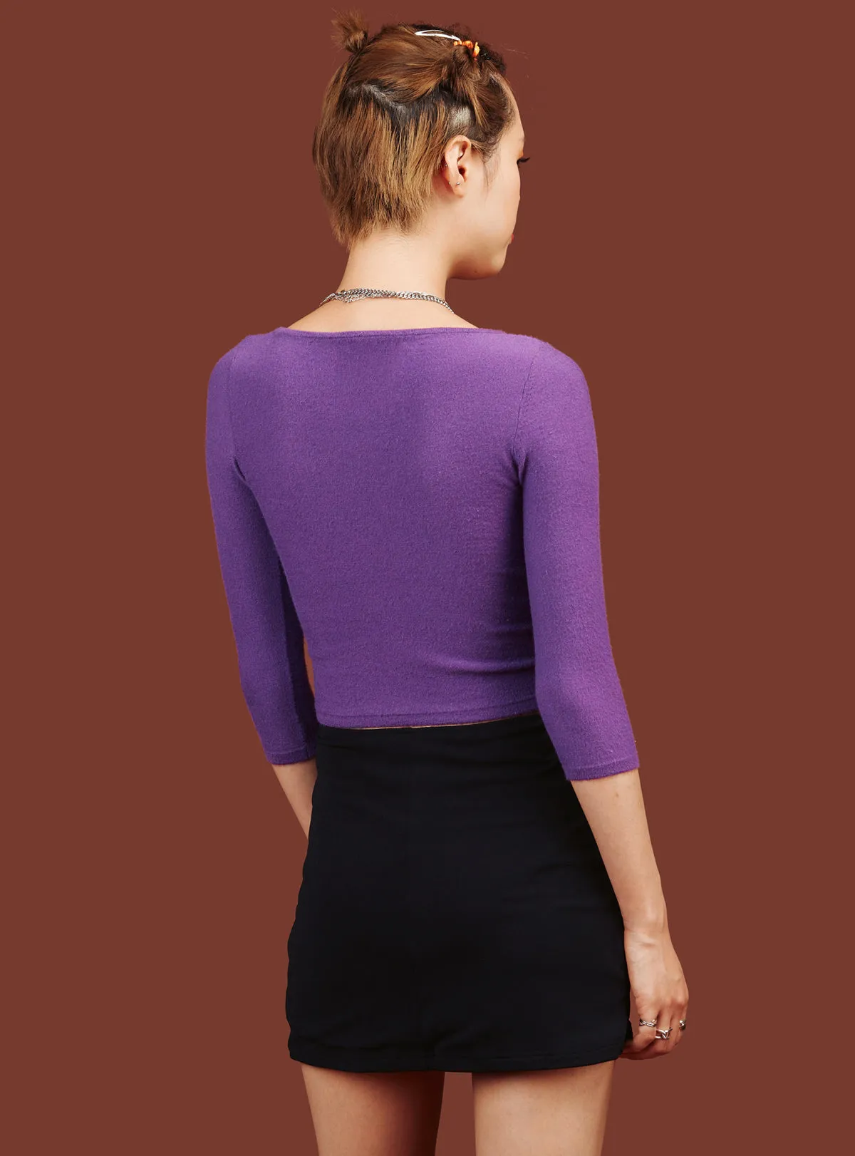 Trippy Mushroom 3/4 Sleeve sold by UNIF product image thumbnail 5