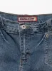 Vintage Vanilla Star Denim Pleated Mini Skirt sold by UNIF