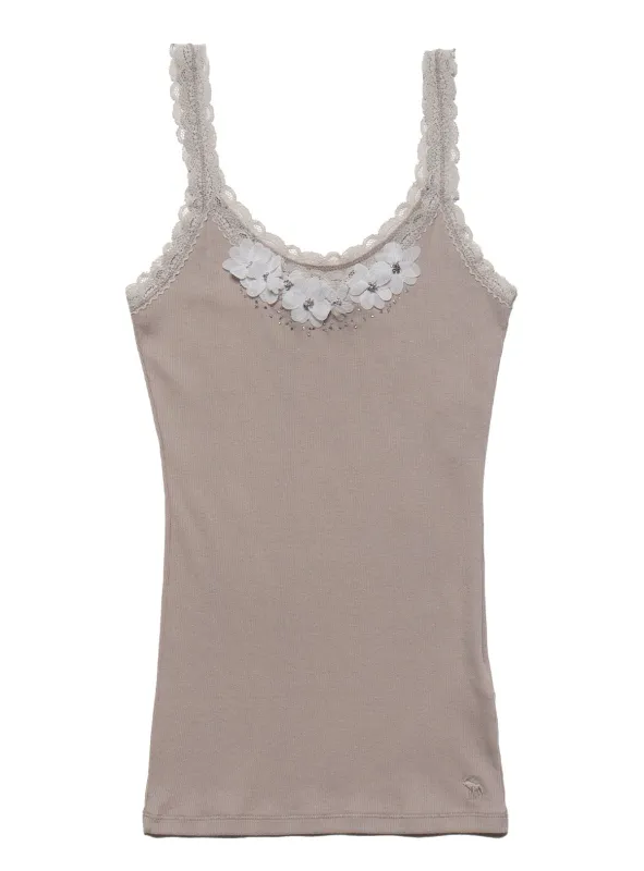 Vintage Abercrombie & Fitch Flower Tank sold by UNIF