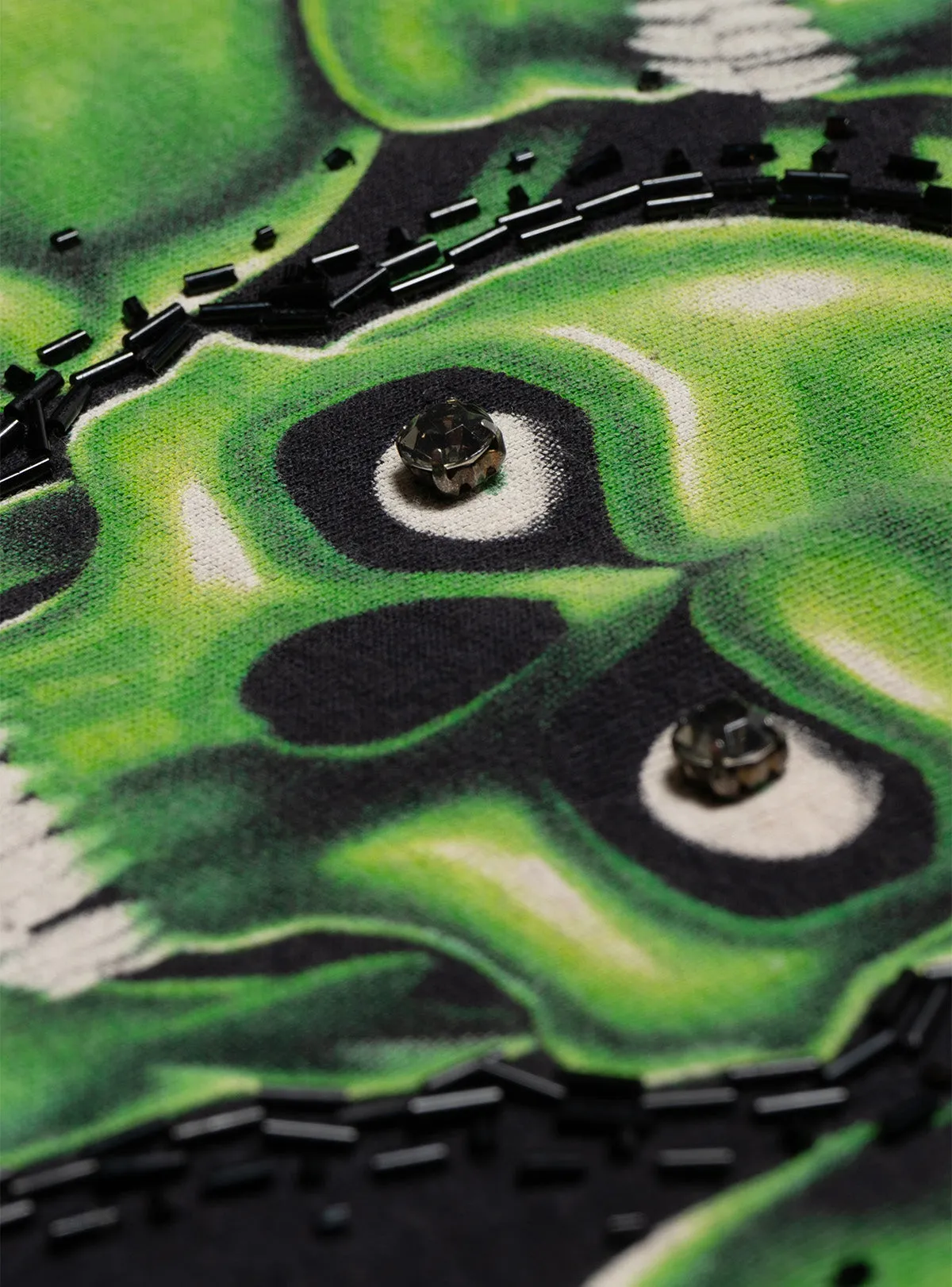 Vintage Liquid Blue Skulls Sleeveless Tee sold by UNIF product image thumbnail 4