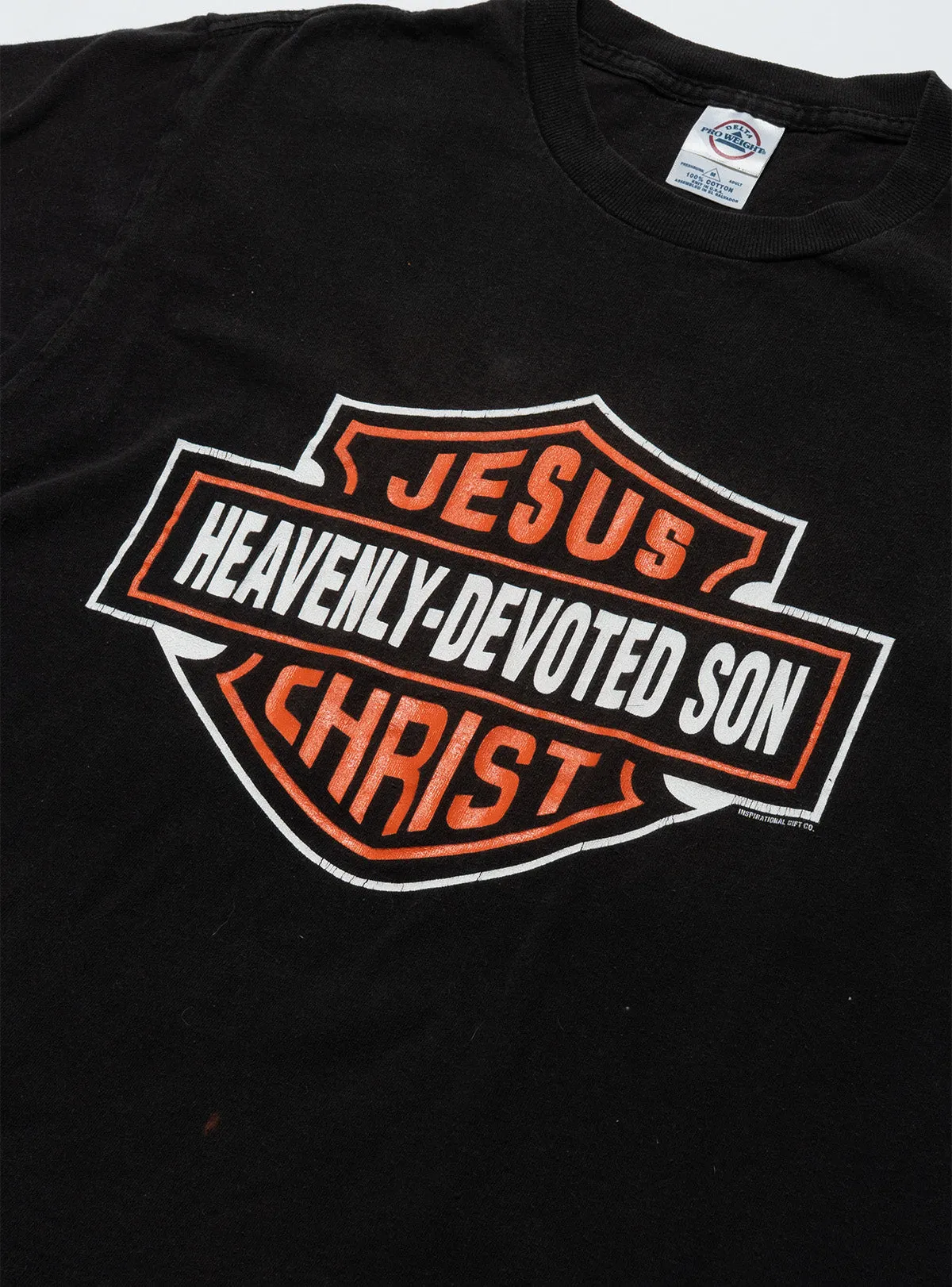 Vintage Harley Jesus Christ Heavenly-Devoted Son Tee sold by UNIF product image thumbnail 2