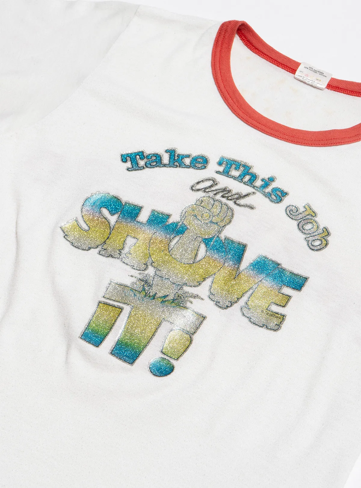 Vintage Take This Job And Shove It Tee sold by UNIF product image thumbnail 2