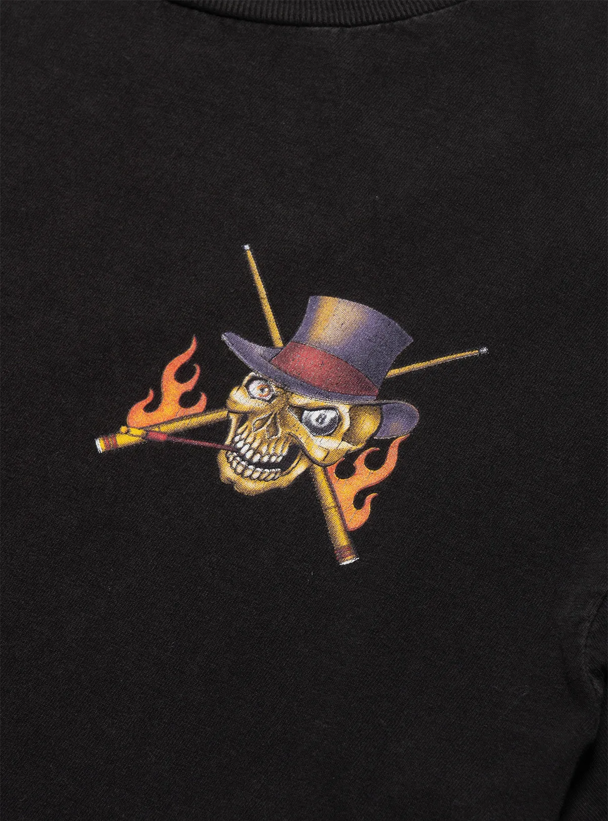 Vintage Skeleton 8 Ball Long Sleeve Tee sold by UNIF product image thumbnail 2