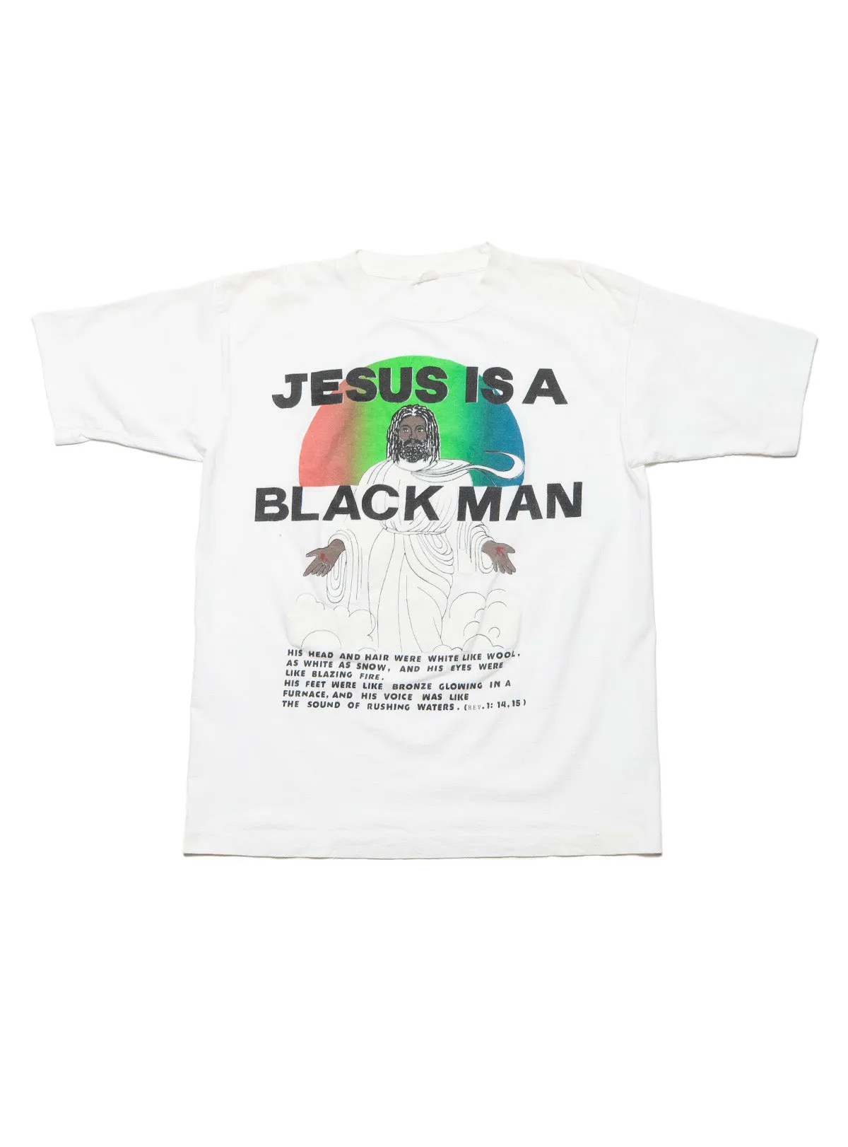 Vintage Jesus is a Black Man Tee sold by UNIF