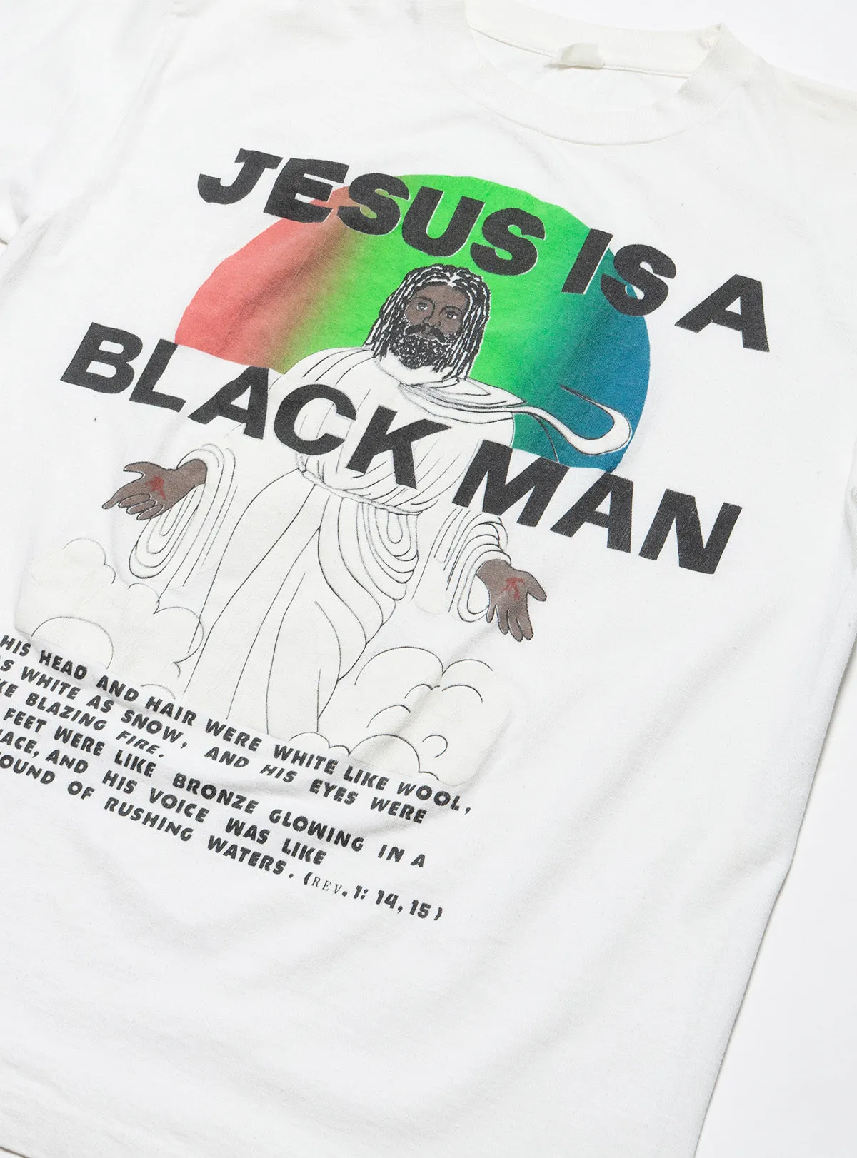 Vintage Jesus is a Black Man Tee sold by UNIF product image thumbnail 2