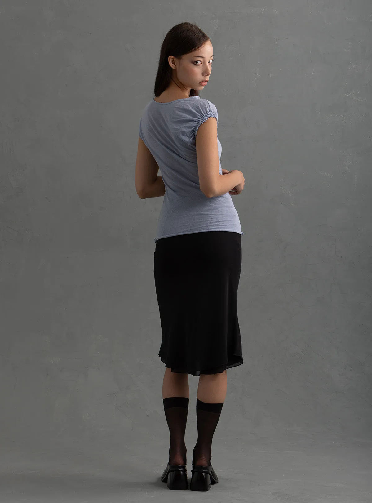 Mochi Top Light Blue sold by UNIF product image thumbnail 5