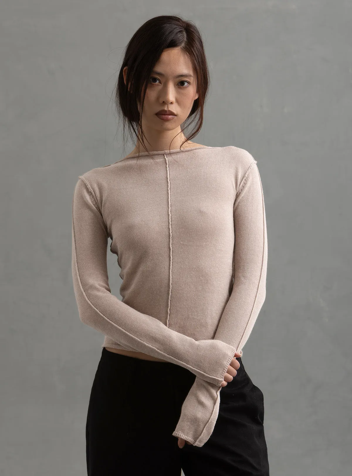Flax Top Natural sold by UNIF product image thumbnail 2