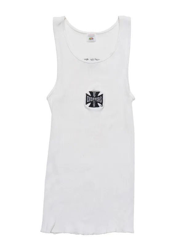 Vintage West Coast Choppers Tank Top White made by UNIF
