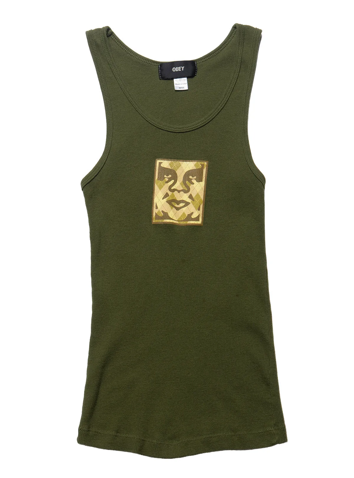 Vintage Obey Andre The Giant Tank Top Green sold by UNIF