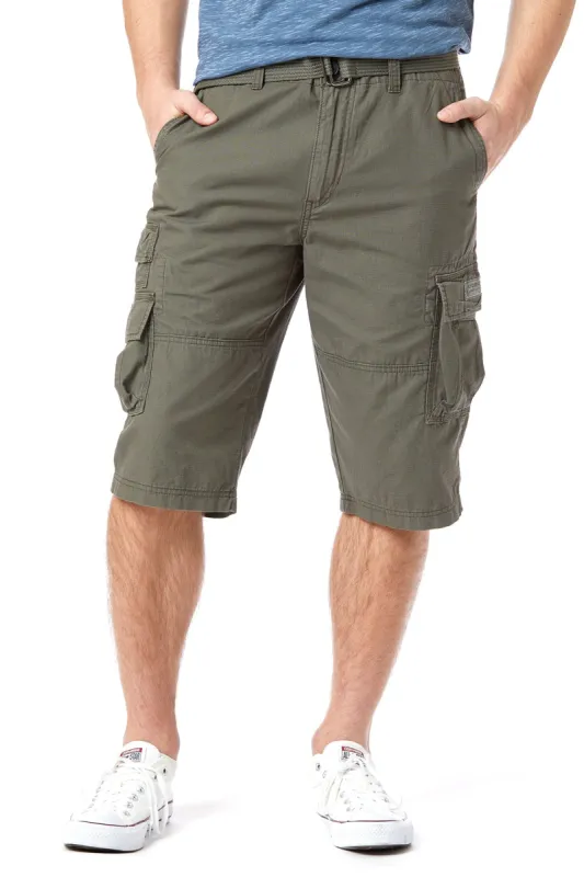 San Juan Ripstop Belted Cargo Short sold by UNIONBAY