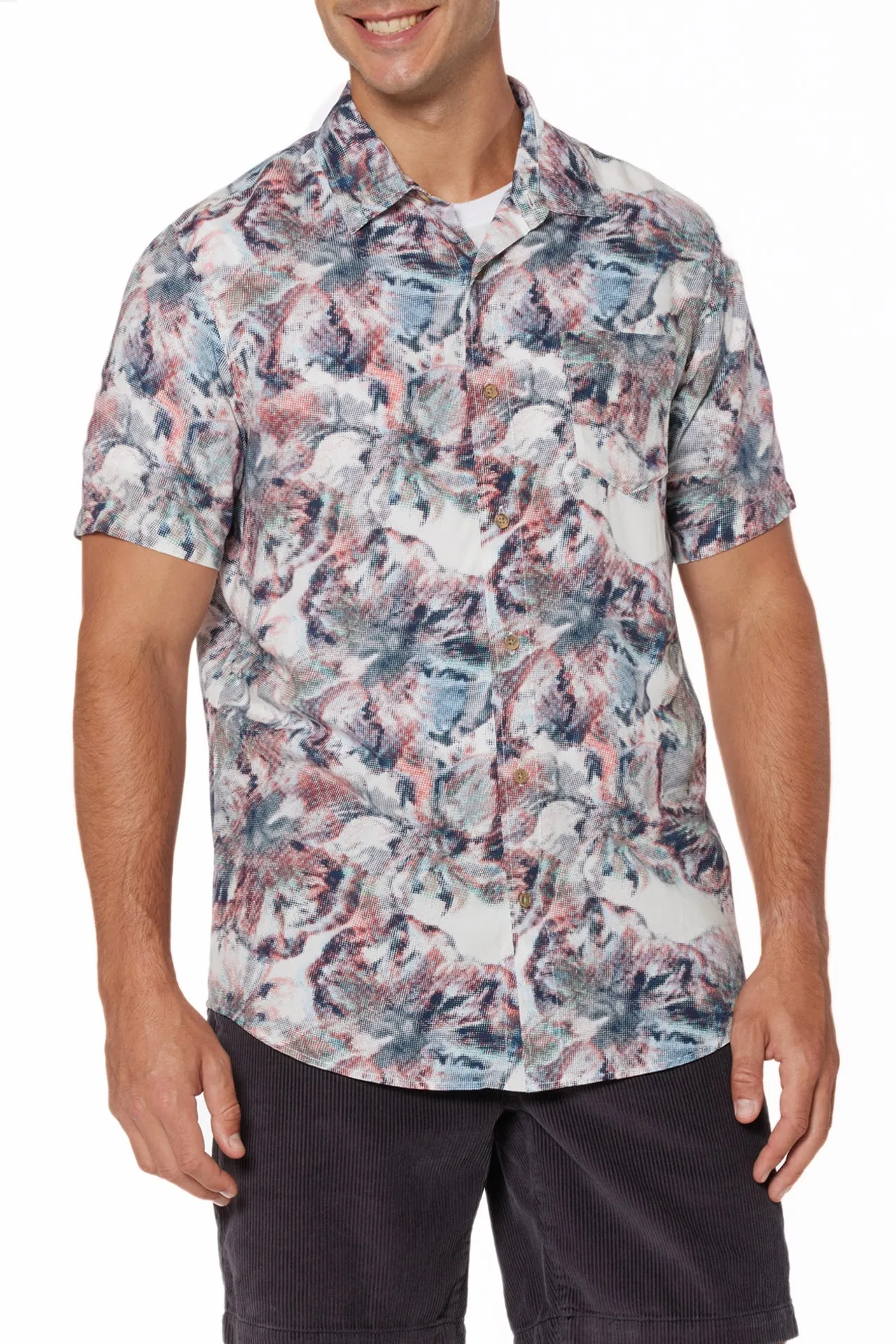 Poolside Rayon Button-Up Shirt sold by UNIONBAY