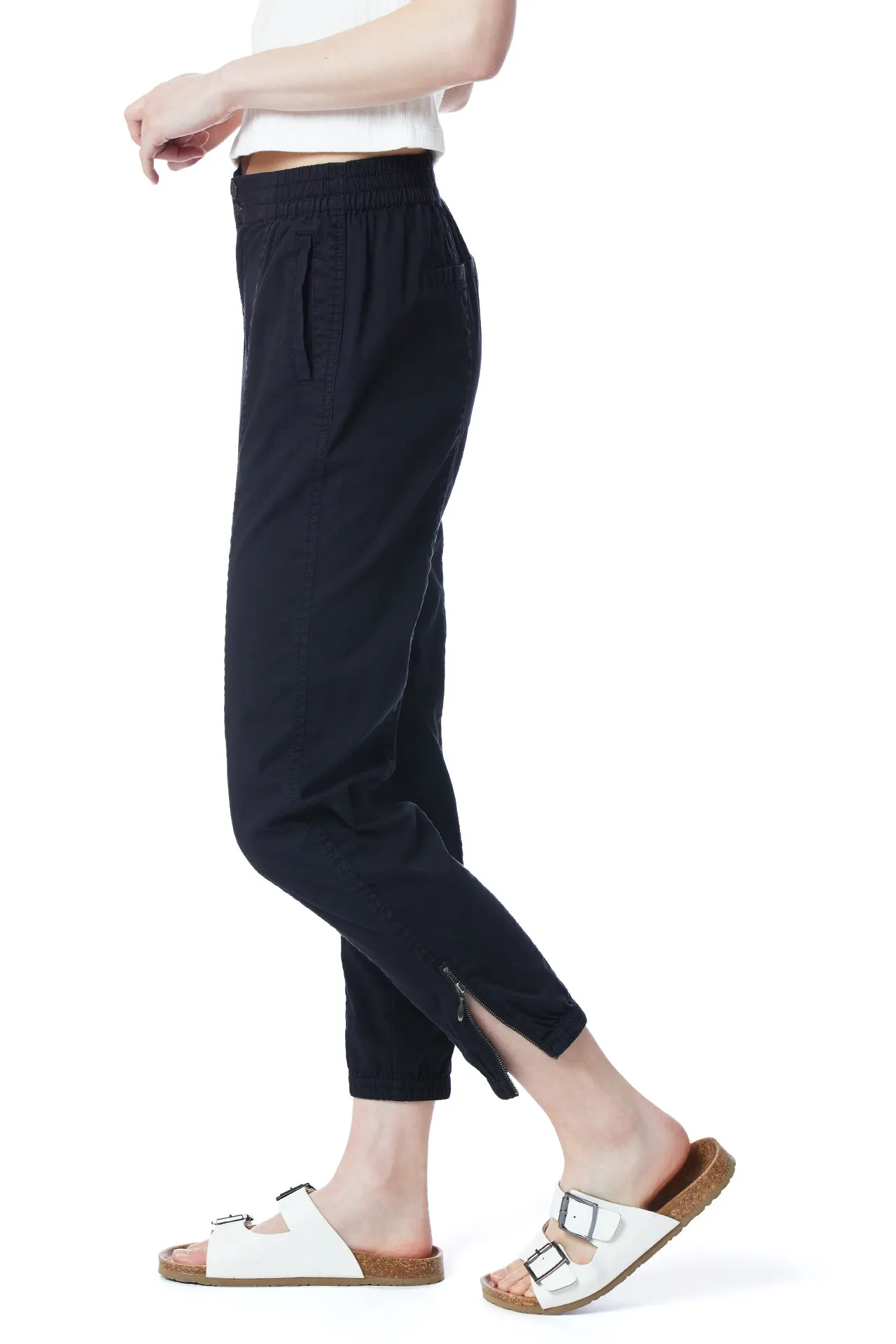 Carmella Solid Zip Hem Jogger sold by UNIONBAY product image thumbnail 3