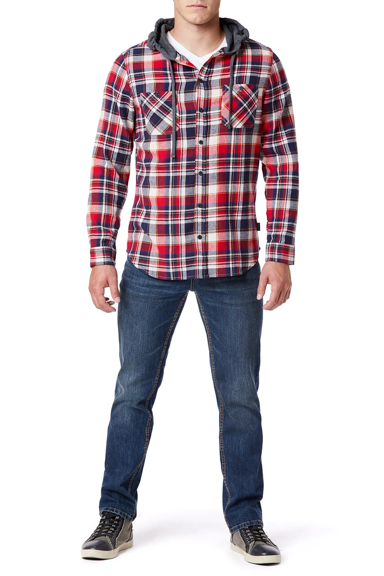 Switchback Flannel Hoodie sold by UNIONBAY product image thumbnail 2