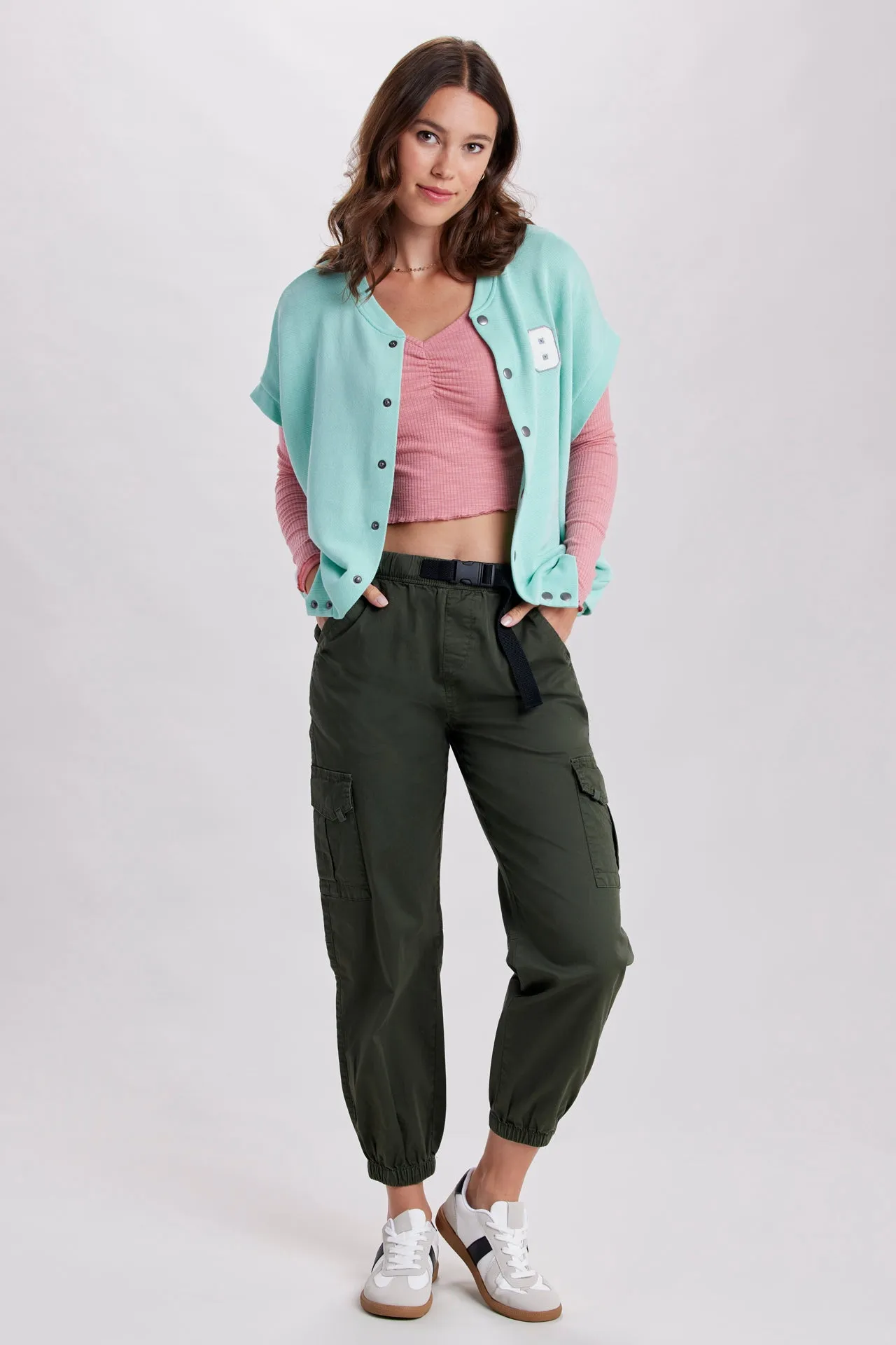 Vaughn Solid Web Belt Jogger sold by UNIONBAY product image thumbnail 2