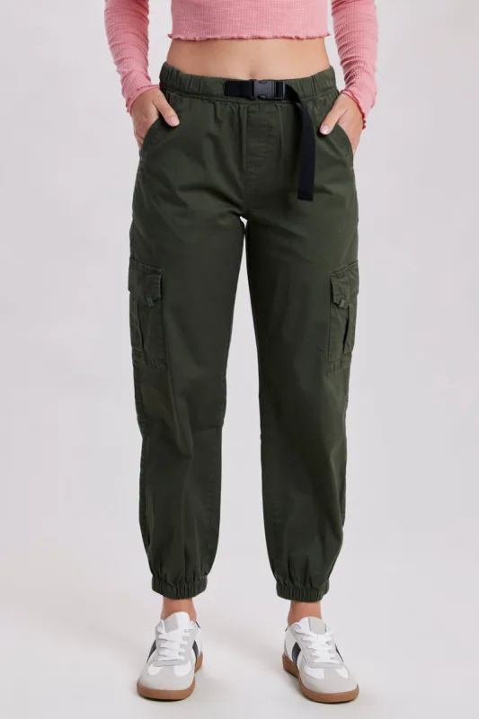 Vaughn Solid Web Belt Jogger sold by UNIONBAY