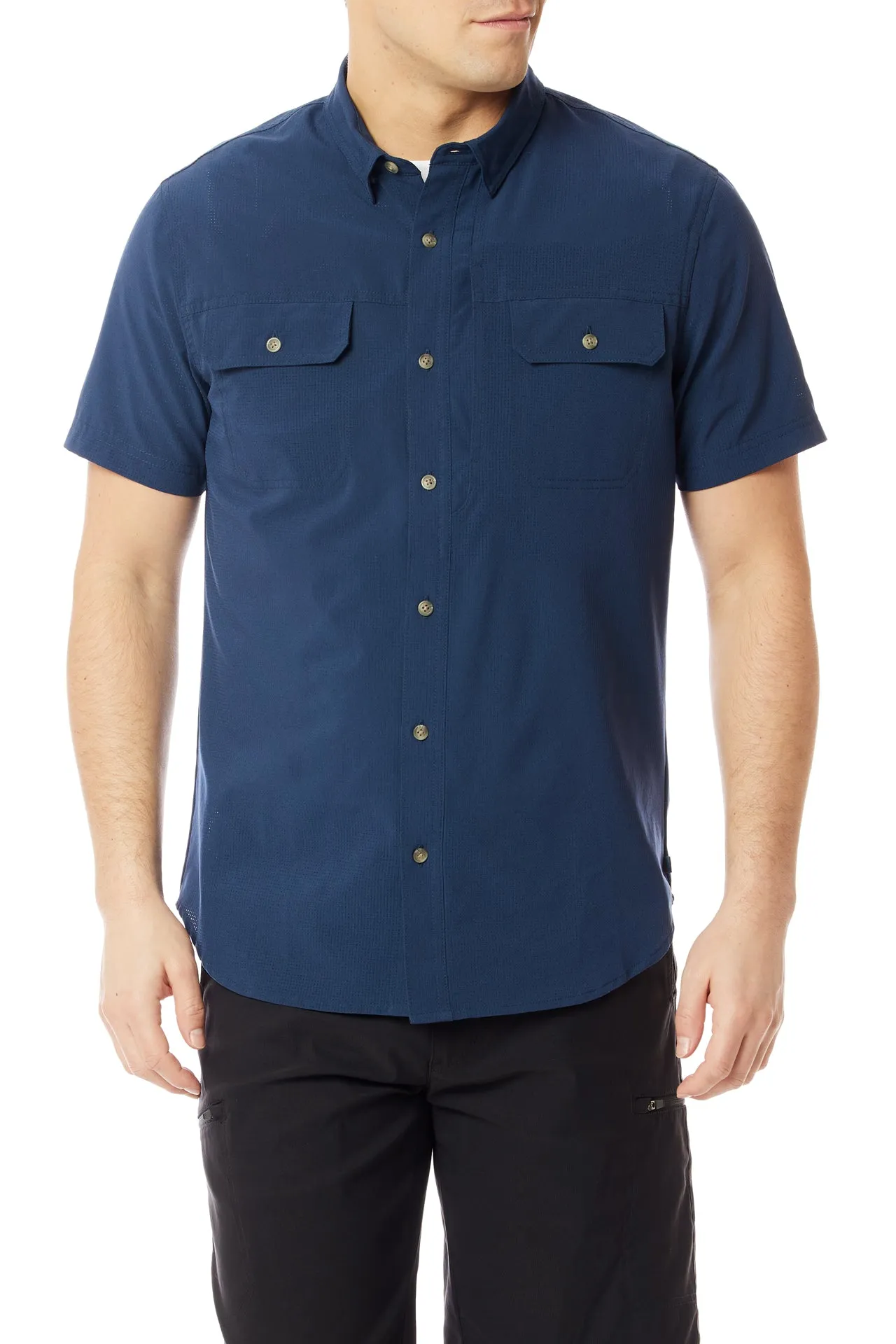 UB Tech Mesh Button-Up Shirt sold by UNIONBAY