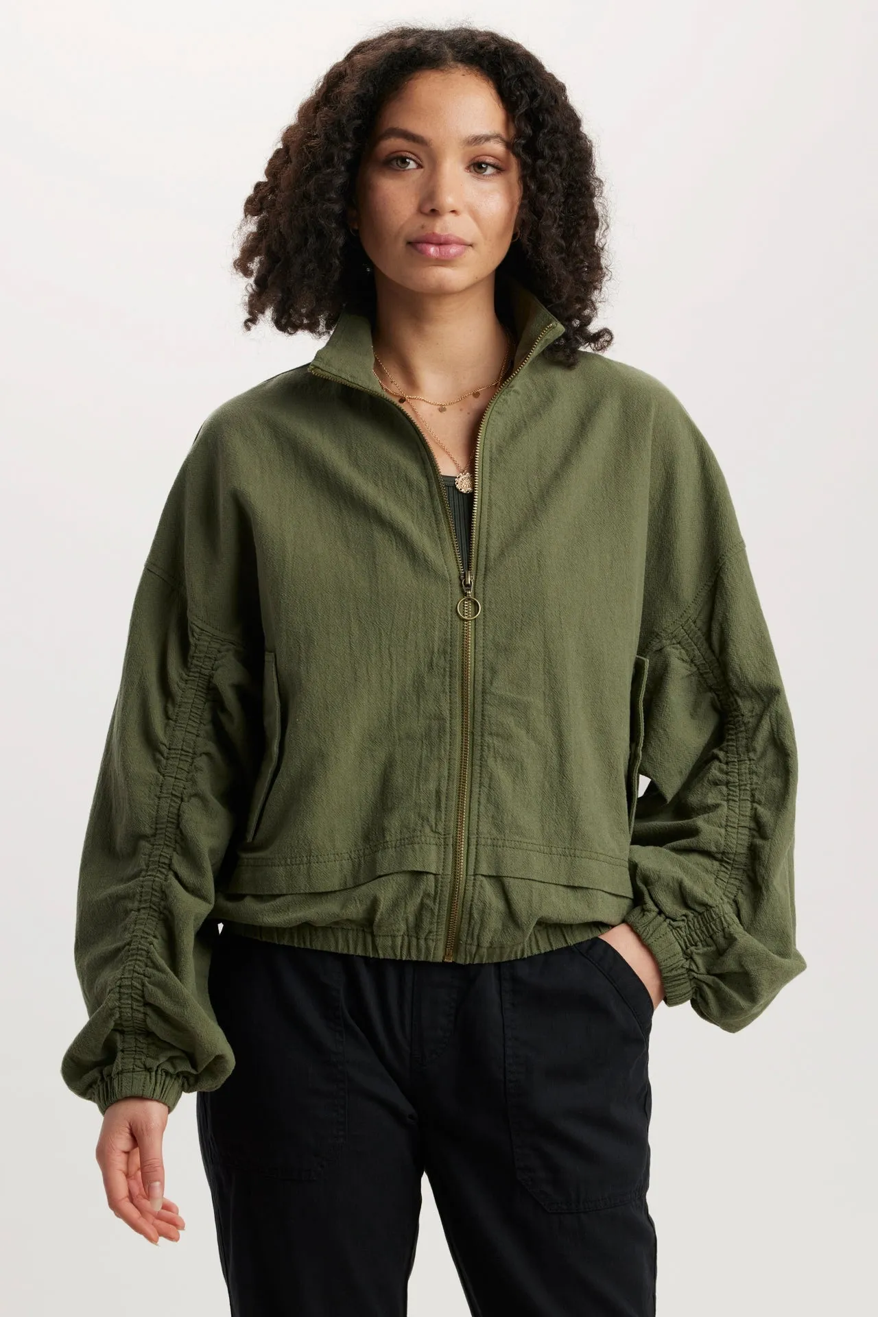 Regina Gauze Jacket sold by UNIONBAY