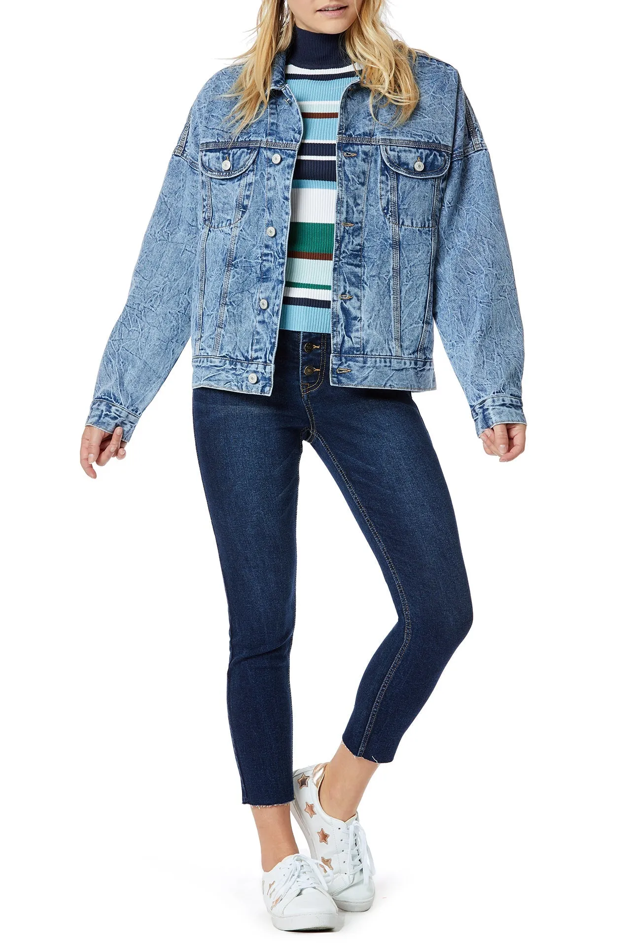 Brecan Icy Wash Denim Jacket sold by UNIONBAY product image thumbnail 2