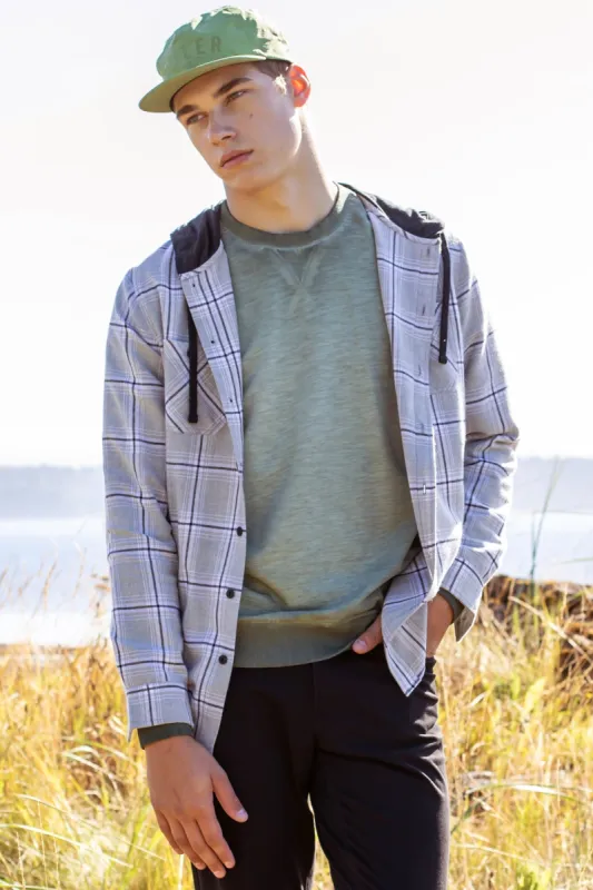Switchback Flannel Hoodie sold by UNIONBAY