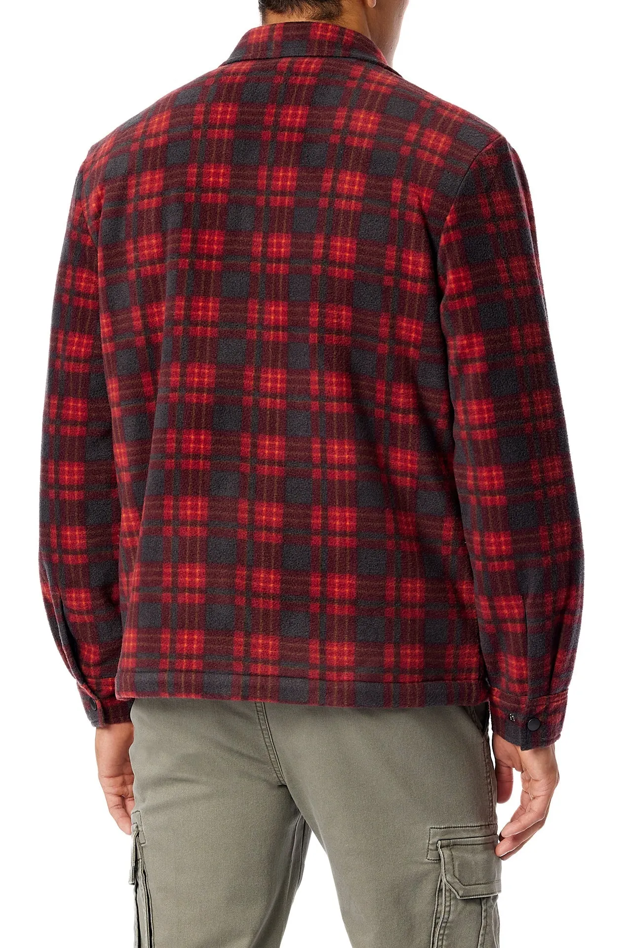 Woodsman Plaid Microfleece Jacket sold by UNIONBAY product image thumbnail 3