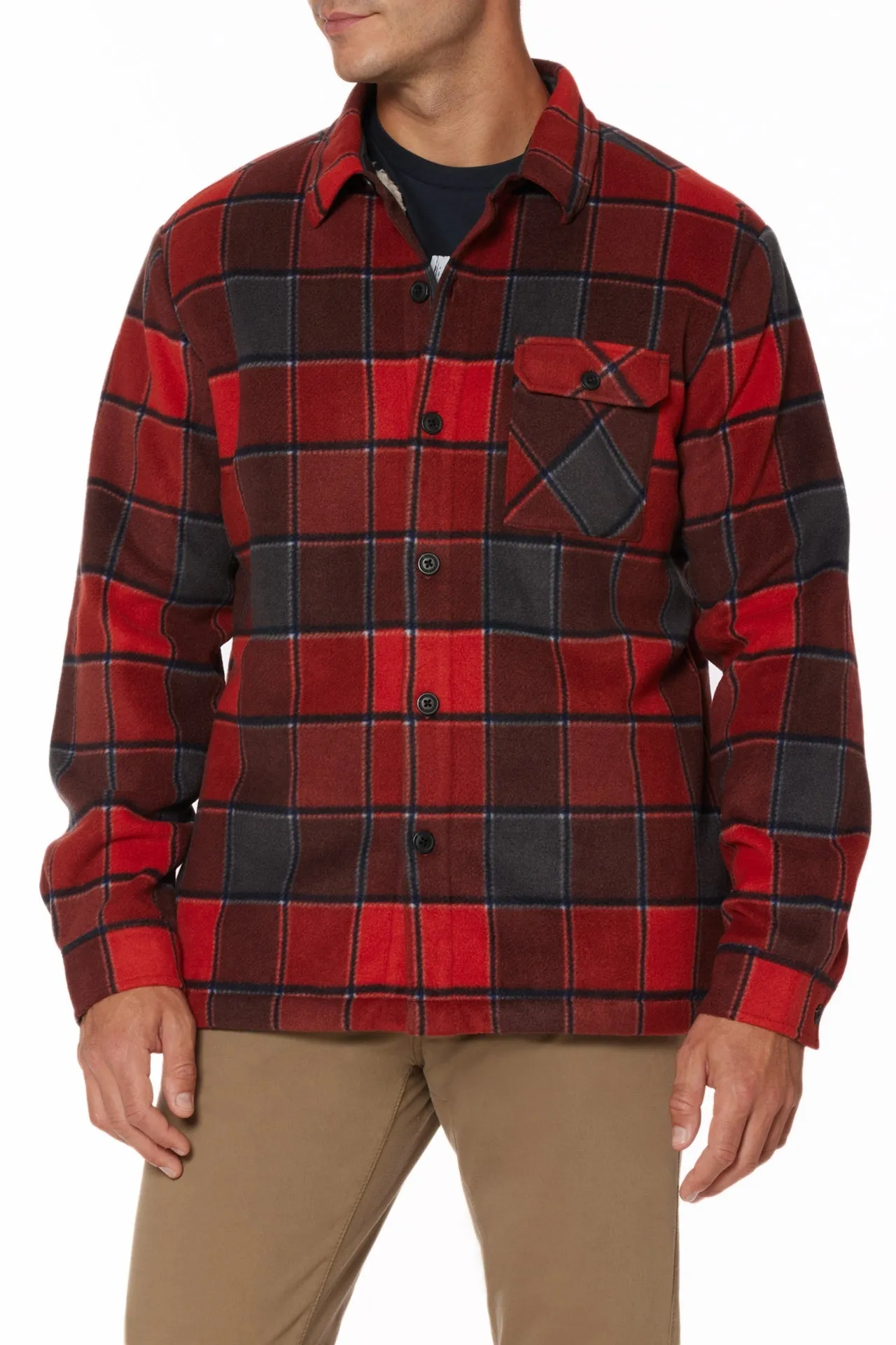 Woodsman Microfleece Shirt Jacket sold by UNIONBAY product image thumbnail 2