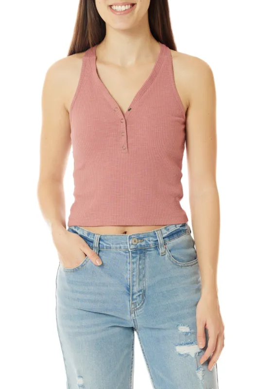 Tania Ribbed Tank sold by UNIONBAY