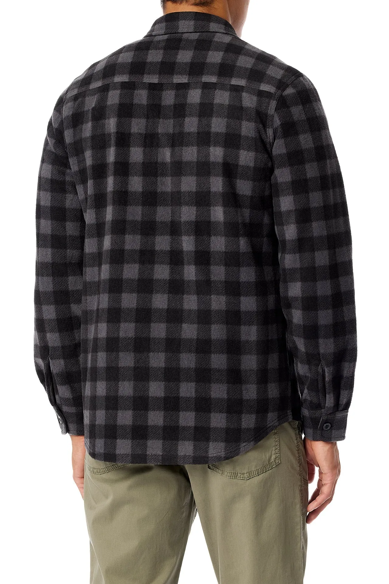 Olympus Plaid Microfleece Shirt Jacket sold by UNIONBAY product image thumbnail 3