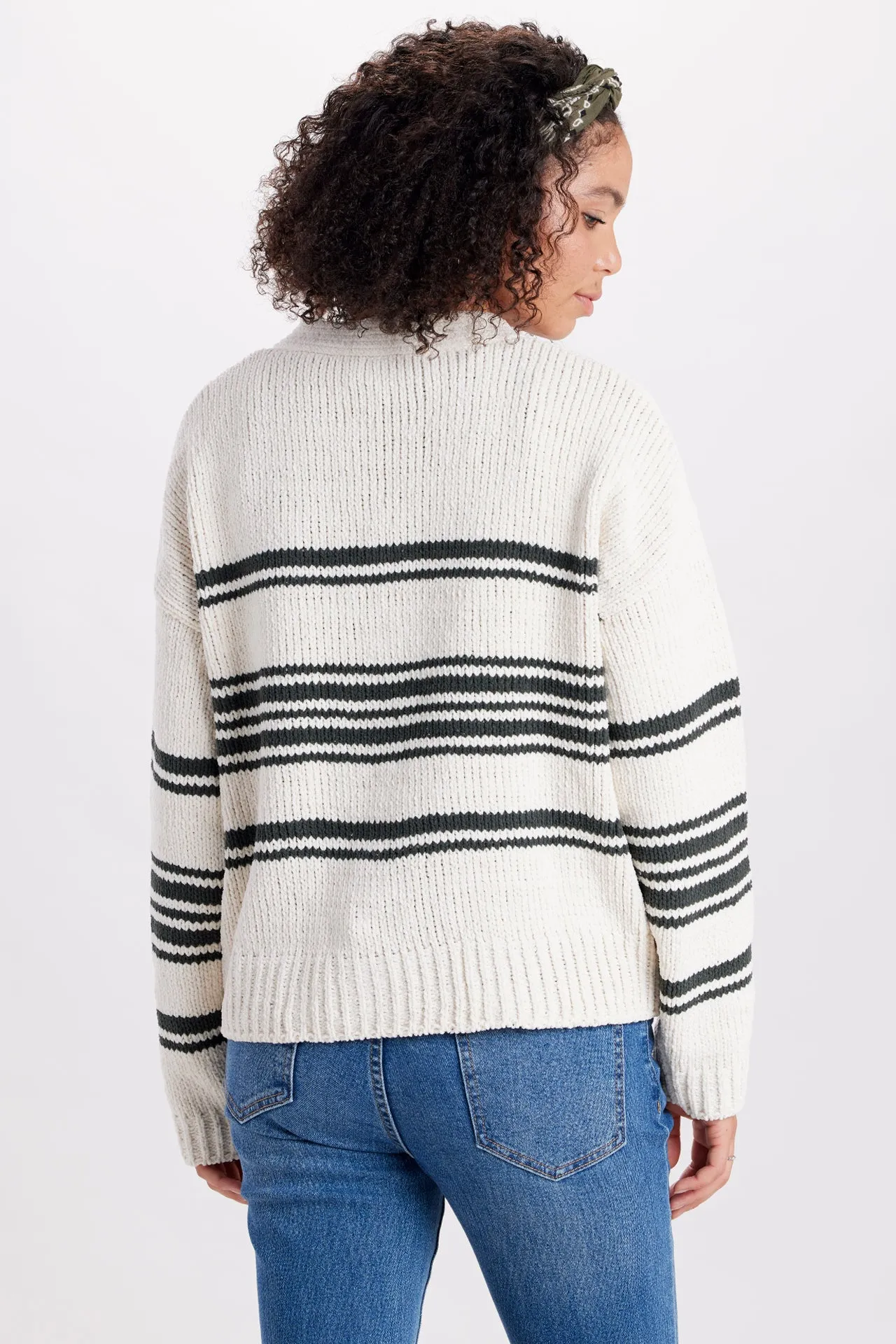 Stonewall Stripe Chenille Cardigan sold by UNIONBAY product image thumbnail 3