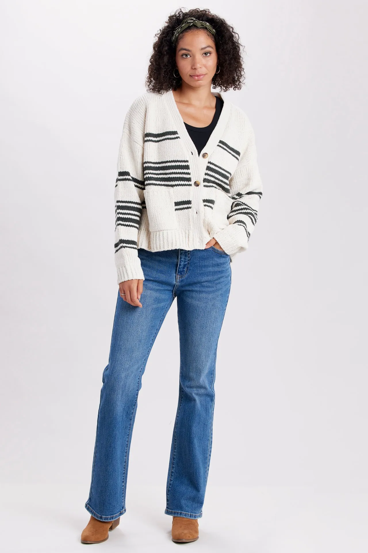 Stonewall Stripe Chenille Cardigan sold by UNIONBAY product image thumbnail 2