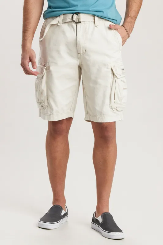 Survivor Mens Belted Cargo Shorts sold by UNIONBAY