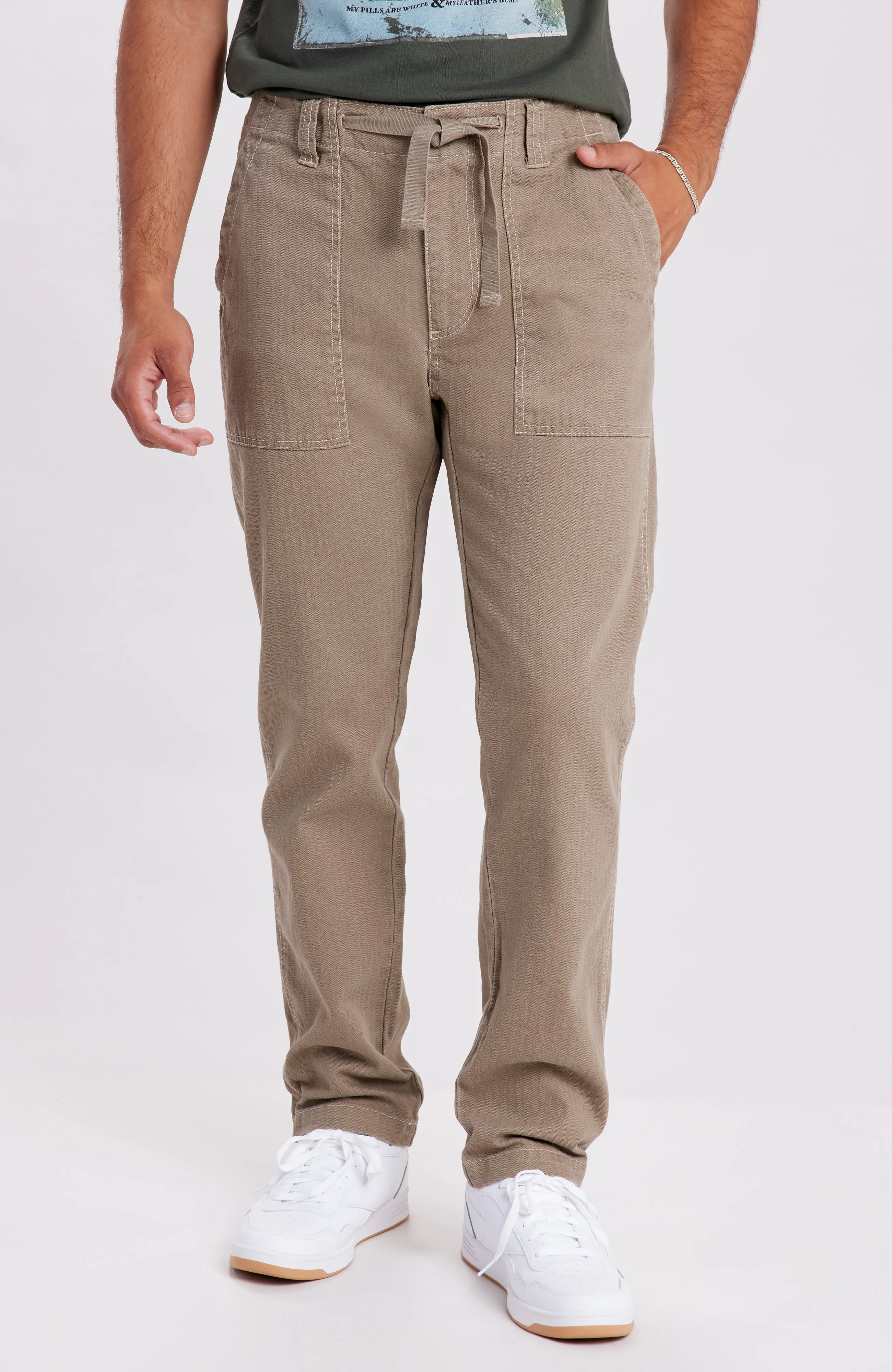 Wren Herringbone Surplus Pant sold by UNIONBAY