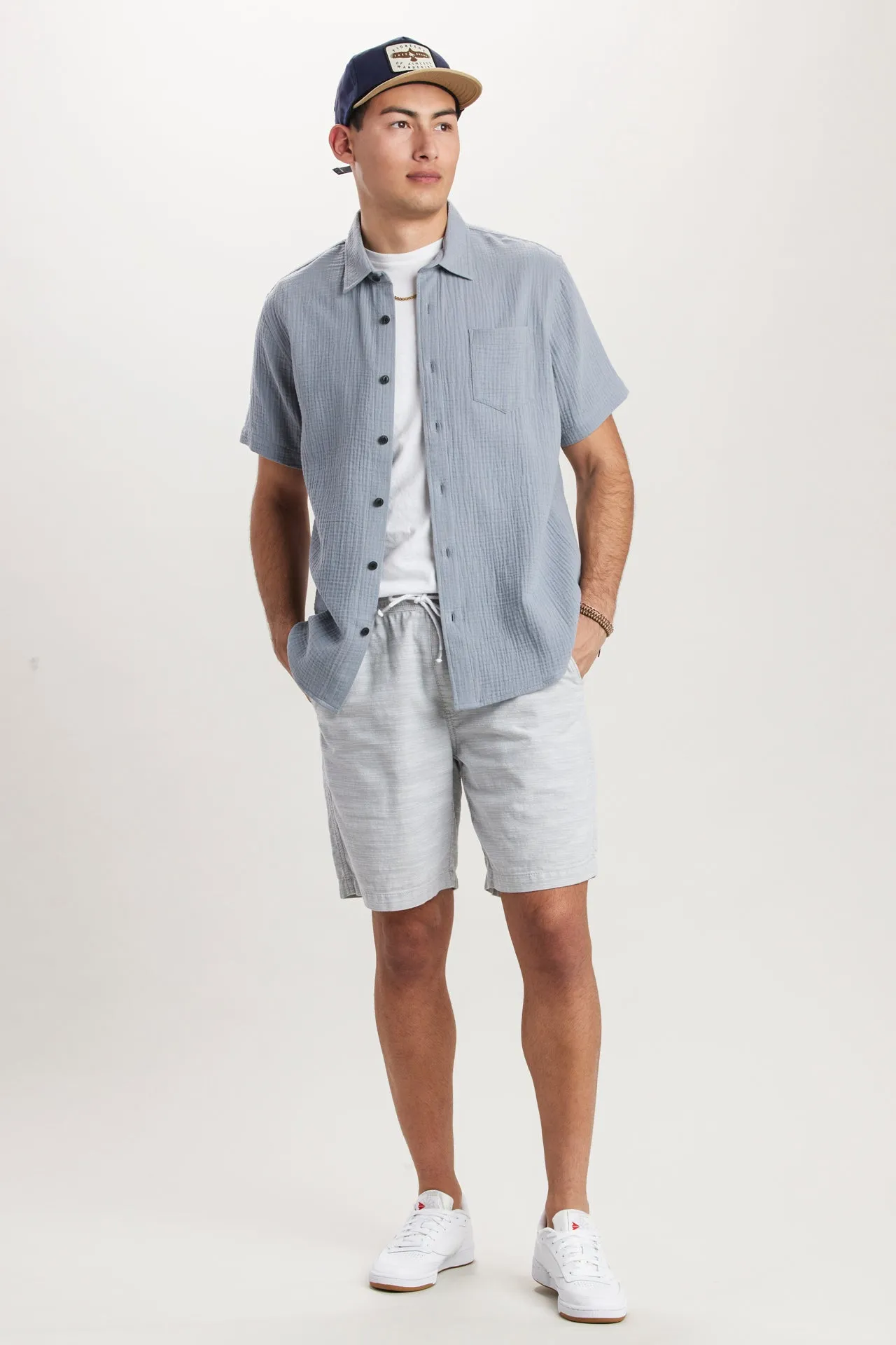 Bradley Gauze Button-Up Shirt sold by UNIONBAY product image thumbnail 2