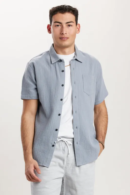 Bradley Gauze Button-Up Shirt made by UNIONBAY
