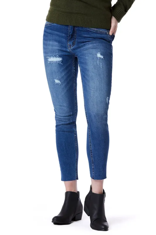 Hart Raw Hem Skinny Jean - Petite Size sold by UNIONBAY