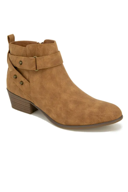 Tilly Faux Suede Ankle Bootie made by UNIONBAY