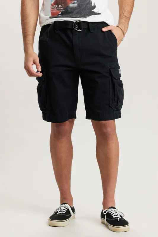 Survivor Mens Belted Cargo Shorts sold by UNIONBAY
