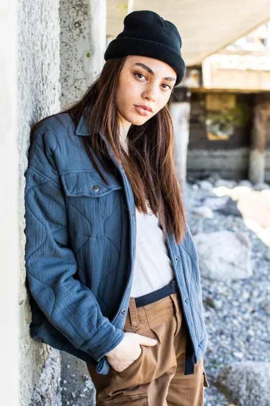 Tyra Quilted Shirt Jacket sold by UNIONBAY