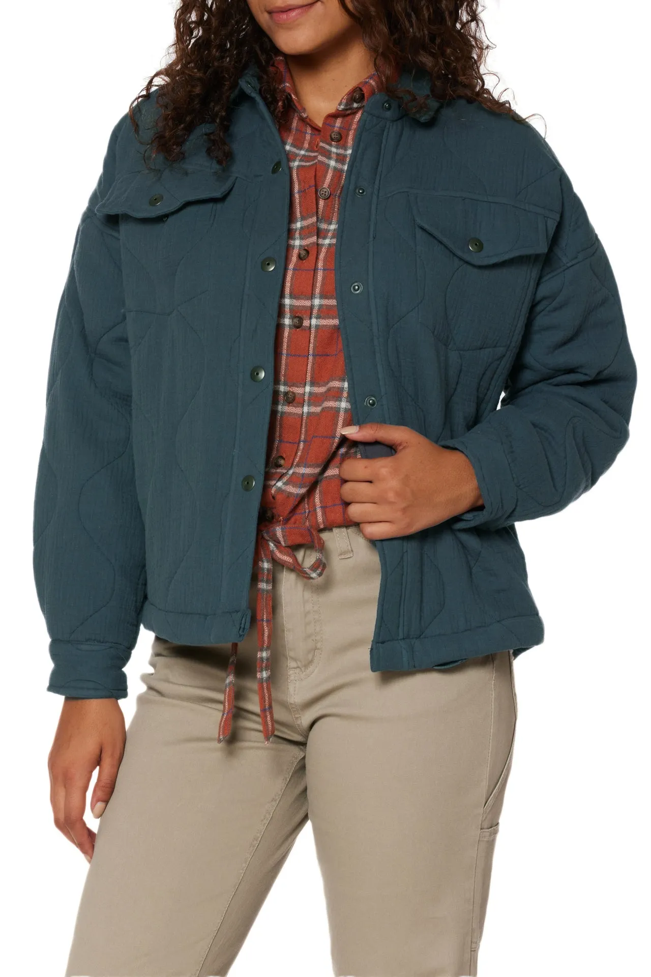 Tyra Quilted Shirt Jacket sold by UNIONBAY product image thumbnail 2