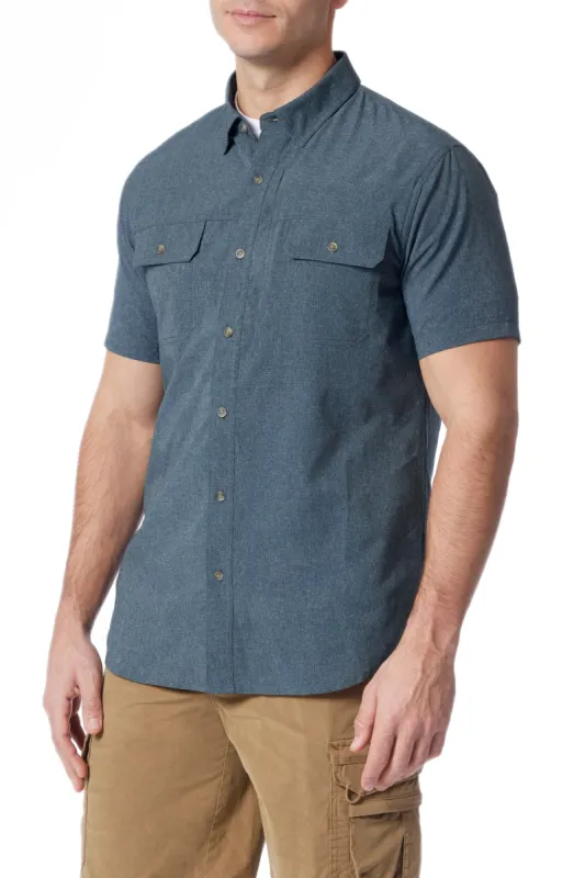 UB Tech Mesh Button-Up Shirt sold by UNIONBAY
