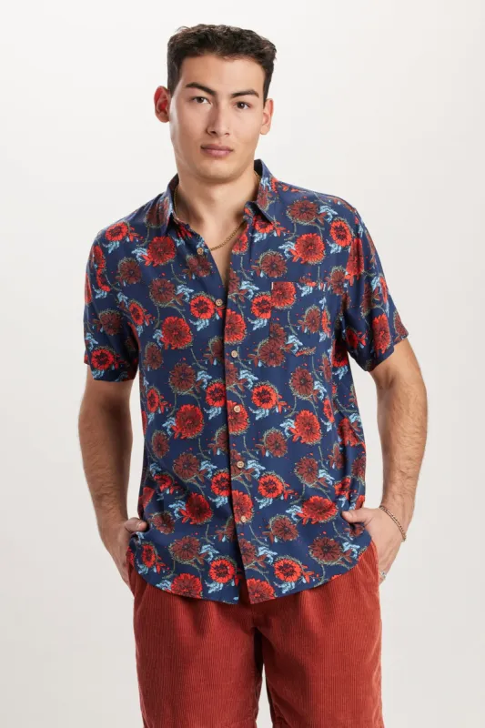 Poolside Rayon Button-Up Shirt sold by UNIONBAY