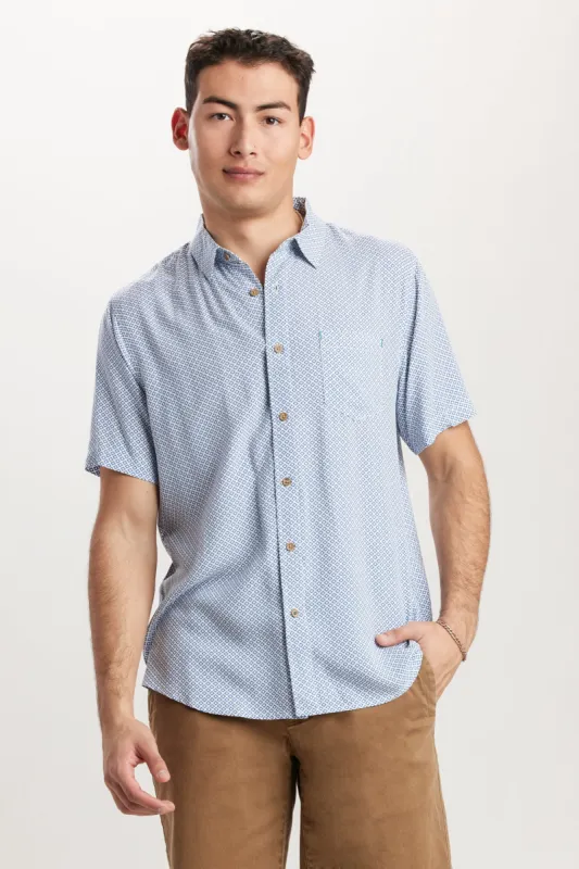 Poolside Rayon Button-Up Shirt sold by UNIONBAY