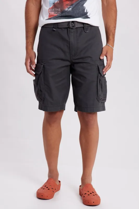 Survivor Mens Belted Cargo Shorts sold by UNIONBAY