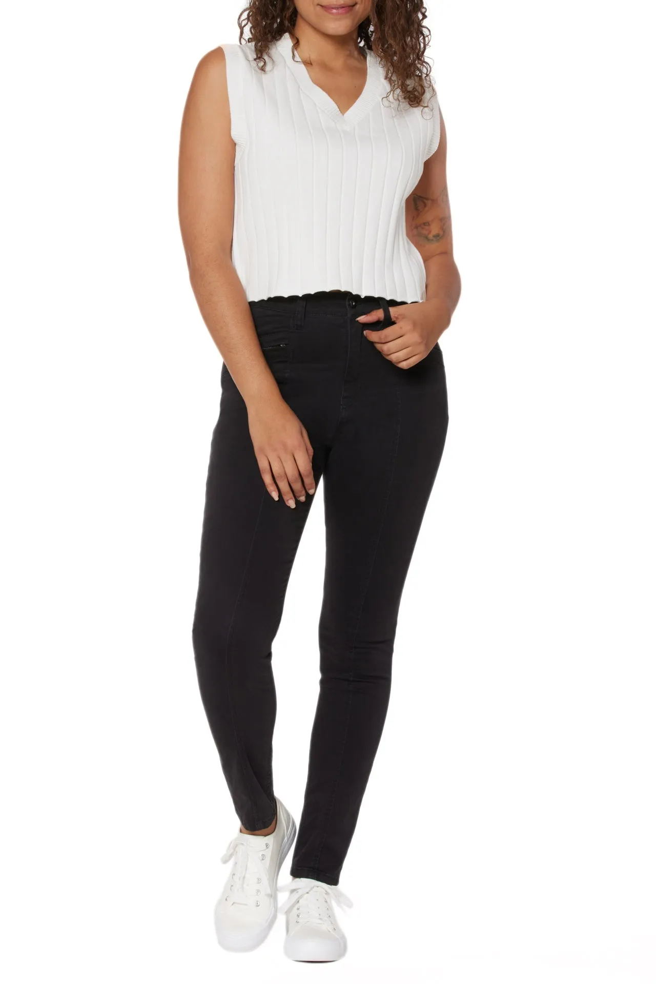 Zola Moto Skinny Zip Pant sold by UNIONBAY product image thumbnail 2