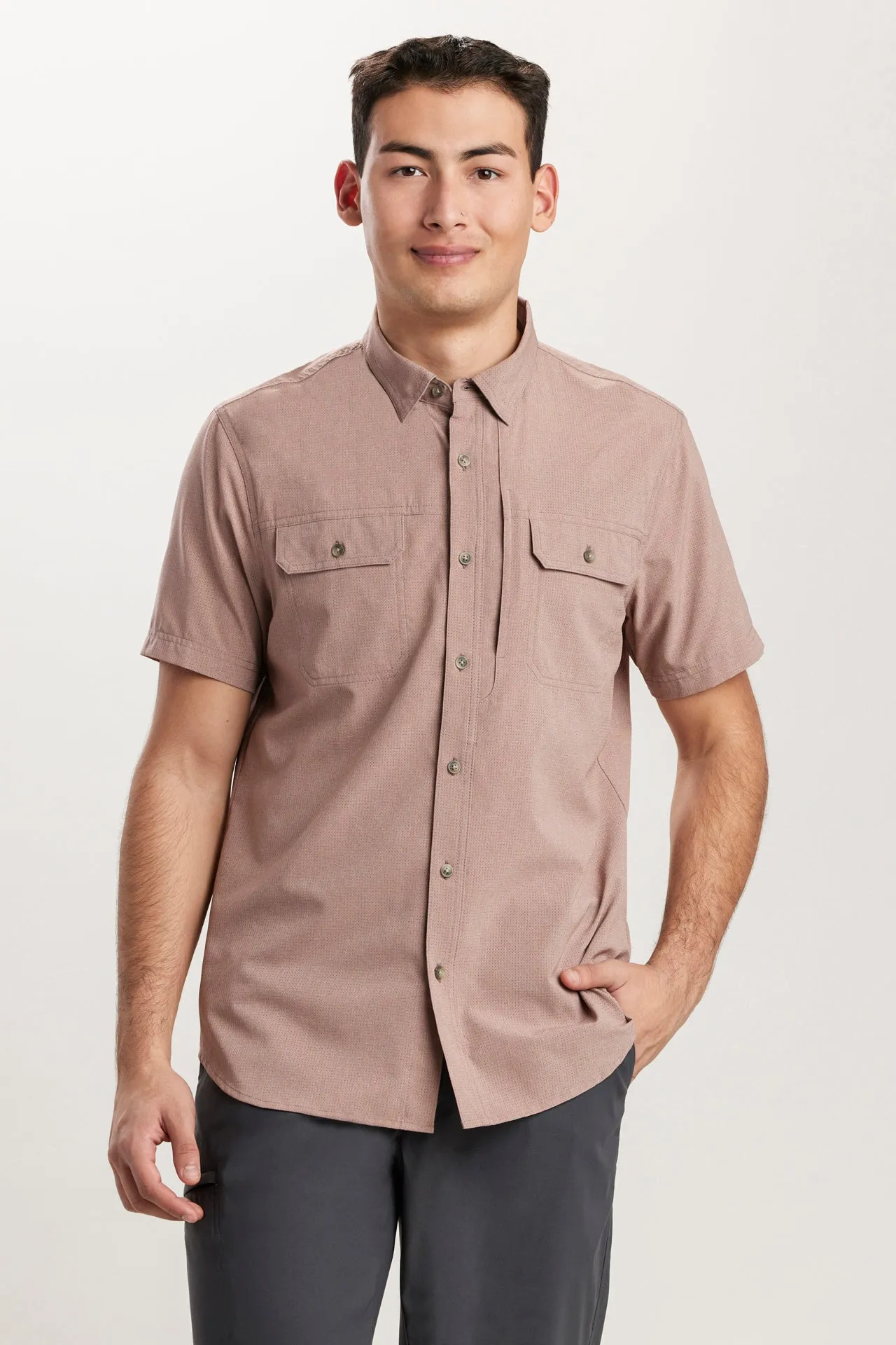 UB Tech Mesh Button-Up Shirt sold by UNIONBAY