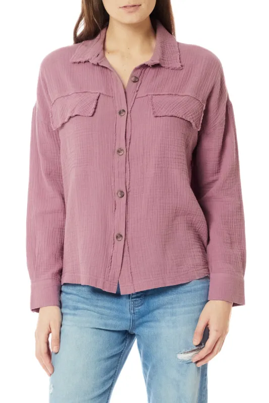 Liz Gauze Button-Up Shirt sold by UNIONBAY