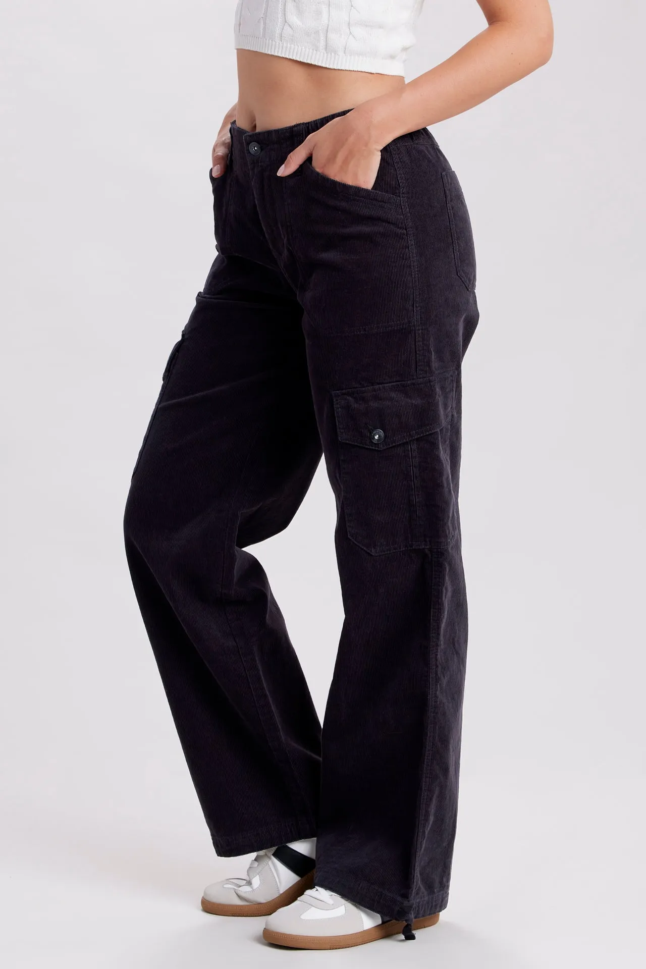 Jayla Corduroy Cargo Pants sold by UNIONBAY product image thumbnail 3