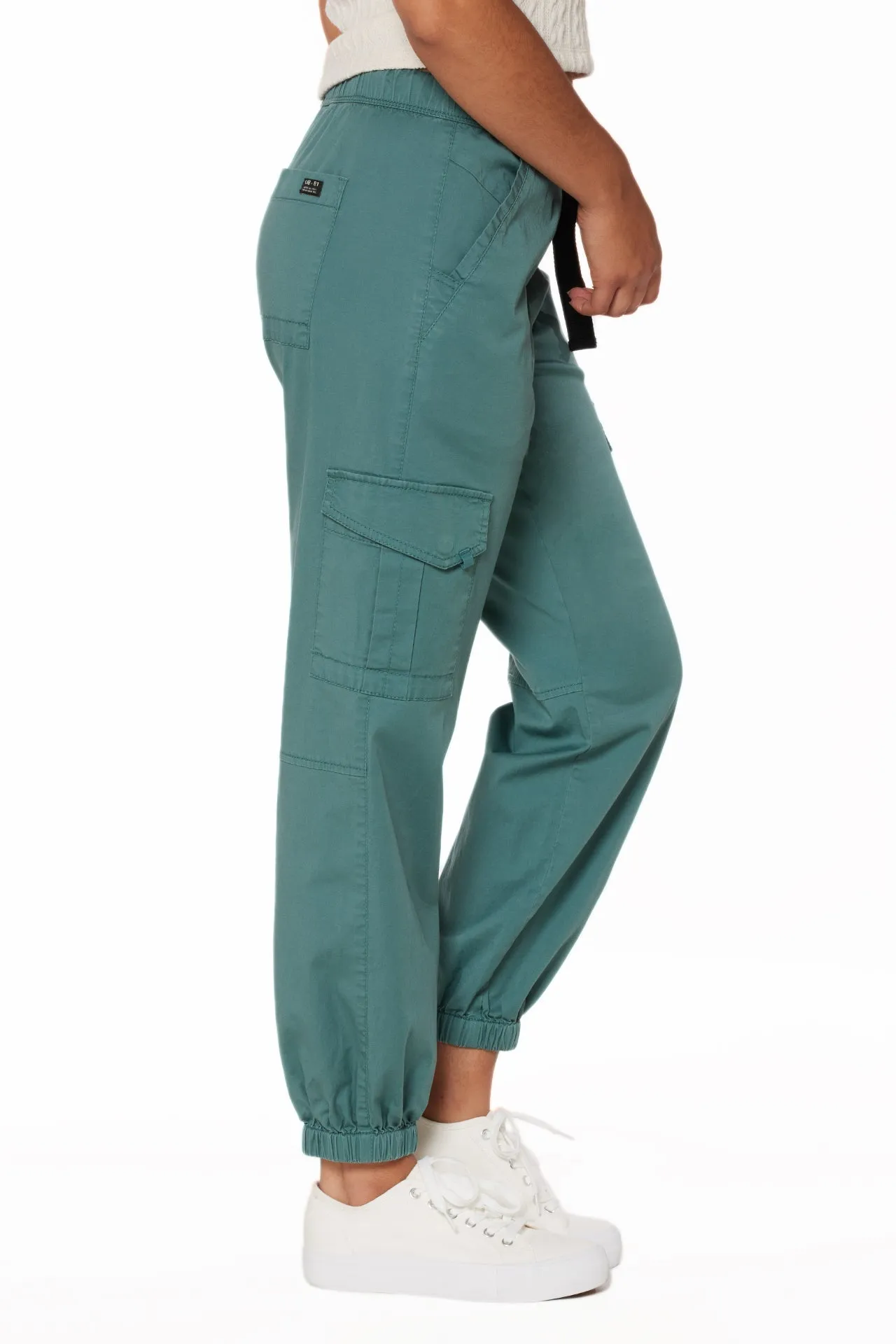 Vaughn Solid Web Belt Jogger sold by UNIONBAY product image thumbnail 3