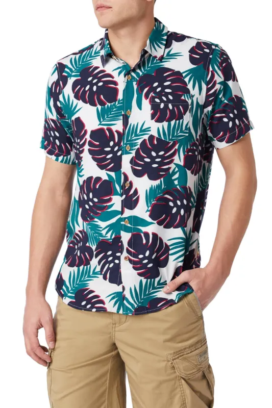 Poolside Rayon Button-Up Shirt sold by UNIONBAY