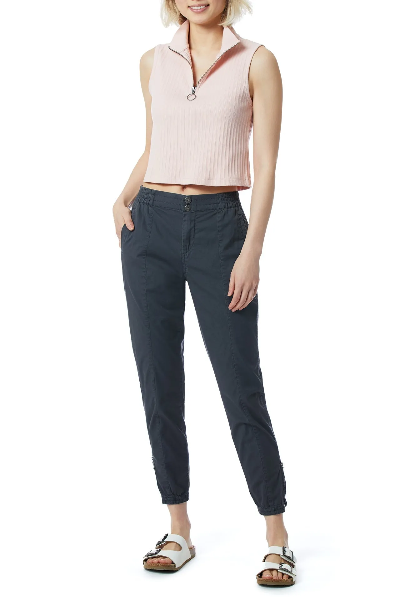 Carmella Solid Zip Hem Jogger sold by UNIONBAY product image thumbnail 2